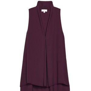 Aritzia Wilfred Nuit sleeveless blouse - Purple/Plum - XS